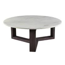 Natural oak large oval wood coffee table with shelf. Modern Oval Coffee Tables Allmodern