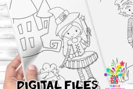 Download this adorable dog printable to delight your child. Coloring Book Halloween Activities Pages Grafico Por Marilakits Creative Fabrica