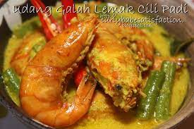 Curlybabe S Satisfaction Udang Galah Lemak Cili Padi Udang Lemak
