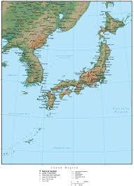Okinawa prefecture is traditionally thought of as part of the kyūshū region of japan. Japan Region Terrain Map In Adobe Illustrator Vector Format With Photoshop Terrain Image Jpn Xx 952861