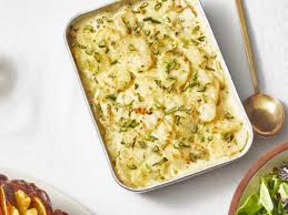 Potato Gratin With Spring Onions Recipe Spring Onion Recipes Food Network Recipes Potato Gratin