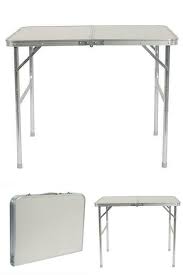 Outdoor Portable Table Center Folding Aluminum Alloy Camping Picnic Indoor Desk Ebay In 2020 Portable Table Folding Table Table