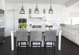 Kitchen restoration hardware bar stools. Gray Barstools Transitional Kitchen Sherwin Williams Winter White Linda Mcdougald Design