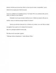 Ils (s'installer) devant le poste de télévision. Ma Liberte S Arrete T Elle La Ou Commence Celle D Autrui Dissertation Marocaine