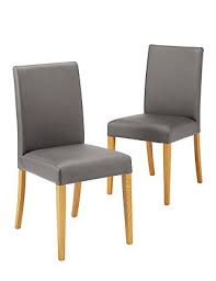 Set Of 2 Tromso Dining Chairs M S High Back Dining Chairs Faux Leather Dining Chairs Dining Chairs