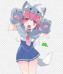 Free image and photo hosting. Catgirl Anime Nyan Cat Chibi Drawing Cute Girl Mammal Manga Png Pngegg