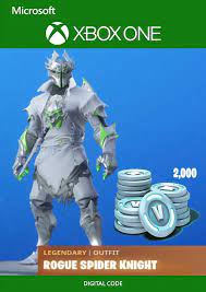 Have you seen the abysmal frame drops and loading times on the pc x360 ps3 ps4 xbone switch. Fortnite Legendary Rogue Spider Knight Outfit 2000 V Bucks Bundle Xbox One Cdkeys