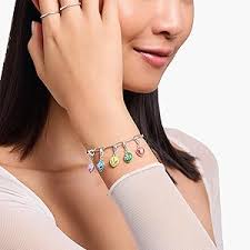 Tomas Sabo Charms Thomas Sabo Blue Star Silver Charm 2043-496-7