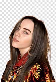 What kind of hair does billie eilish have? Billie Eilish Background Lyrics Feathered Hair Smile Transparent Png