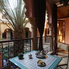 Riad Atlas Iv And Spa Located In The Medina In Marrakech Riad Atlas Iv And Spa Offers A Terrace With Views Of Koutoub Moroccan Lounge Hotel Outdoor Dining Area