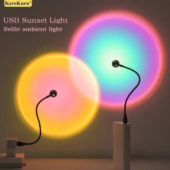 7 colors USB lamp