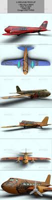 Airplane Mock Up Print Mockup Mockup Showcase Design