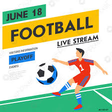 Прямые видеотрансляции и видео прошедших футбольных матчей. Futbol Veb Banner Pryamaya Translyaciya Matcha Futbolistov S Myachom Na Fone Stadiona Polnocvetnaya Vektornaya Illyustraciya V Ploskom Stile Stokovyj Vektor Crushpixel