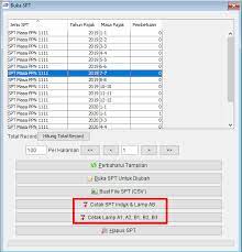 Cara Mencetak Lampiran Spt Ppn Blog Online Pajak