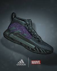 Nba Heroes Are Among Us The New Damianlillard Adidas X Marvel Black Panther Dame 5 Basketball Beca Black Panther Marvel Adidas Dame Black Panther