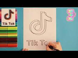 Learn to draw a cute tik tok logo store: Tik Tok Drawings Logo Hot Tiktok 2020