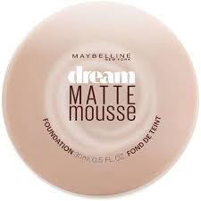 maybelline dream matte mousse foundation classic ivory 0 64 oz