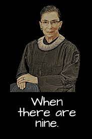 As long as the concept of winners exists, there must also obey. When There Are Nine Ruth Bader Ginsburg Quote Journal 6 X 9 Blank Lined Notebook Press Athena Amazon De Bucher