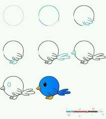 How To Draw Drawings Bird Drawings Easy Drawings