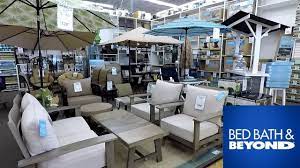The best deals from bed bath & beyond's patio furniture sale get the destination summer solar cage lantern light for $8 (save $2) get the destination summer stripe throw pillow for $10.39 (save $2.60) Bed Bath And Beyond Outdoor Furniture Home Decor Summer Shop With Me Shopping Store Walk Through 4k Youtube