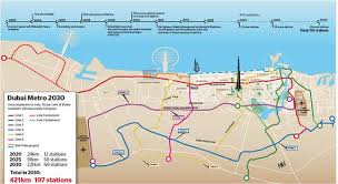 New Dubai Metro Rail Line Route 2020 To Come Up Soon