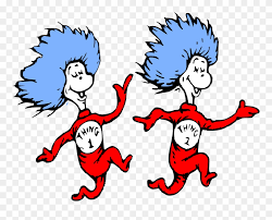 Seuss character, seuss landing, islands of adventure, universal studios resort, orlando, florida, usa a u.s. Wall Dr Seuss Thing 1 Amp Thing 2 Character Kids Room Dr Seuss Characters Png Clipart 348219 Pinclipart