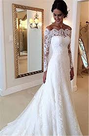 Die liste ist alphabetisch aufsteigend angelegt. Cloverbridal Damen Spitze Halbarm Hochzeitskleid Kurz Schulterfrei Brautkleider Wadenlang Damen Kleider Livemillennium Com