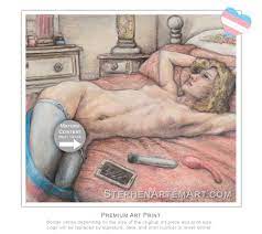 Pretty in Pink Premium Art Print Original Transgender Art - Etsy