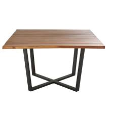 Neuer esstisch so finden sie den richtigen schoner wohnen. Quadratischer Gartentisch Aus Akazienholz Fur 8 Personen L130 Lanzarote Maisons Du Monde