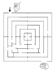 Dibujos para colorear que ayuden a aprender el abecedario y los nombres de los colores. Laberintos Infantiles Juegos Para Ninos Laberintos