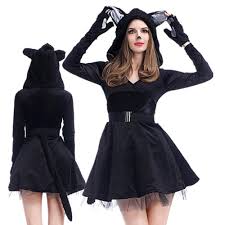 Taille standard (adultes ou enfants). Adulte Fantasia Dame Cosplay Chat Costume Chat Noir Ensemble Complet Deguisement D Halloween Mascarade Robe De Fete Aliexpress