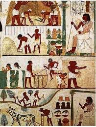 Winnowing Basket Egyptian Wall Painting Egyptian Painting Ancient Egyptian Food Life In Ancient Egypt