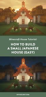 Minecraft _ how to build a japanese house. Minecraft How To Build A Small Japanese Style House Bypixelbot