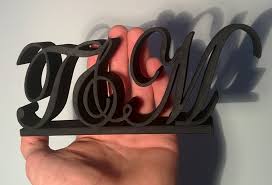 3d Printed Monogram Cake Topper 11 Steps With Pictures Instructables For the love of cake and everything sweet, don't hesitate to check out our collection of best cake toppers. 3d printed monogram cake topper 11