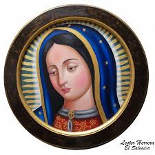 Virgen de Guadalupe" Oleo Colecciòn Privada