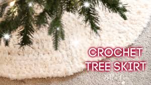 Crochet Christmas Tree Skirt Bella Coco Crochet