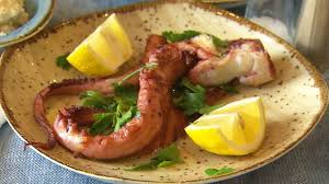 Essen Trinken Gebratener Pulpo Rezept Paprikaschote Rezepte Lebensmittel Essen