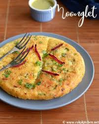 Moonglet Recipe Moong Dal Chilla Street Food Style Raks Kitchen Veg Breakfast Recipes Breakfast Recipes Indian Healthy Breakfast Recipes