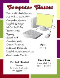 Openoffice Draw 4 0 Computer Classes Flyer Openofficedraw Openoffice Flyer Template Flyer Templates Free Design