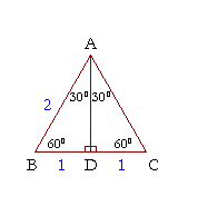 (a) what is the length of the shorter side of this right triangle? 30 60 90 Right Triangle Side Ratios Expii