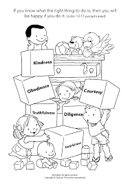 Pin by bethan williams on messy church. Coloring Page Discipline Helps Me Grow