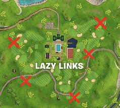 Notice they are located around the edge of the map to allow for easy transportation. Fortnite Golf Tee To Green Challenge Tips And Where To Find Different Holes For Week 5 Gaming Entertainment Express Co Uk