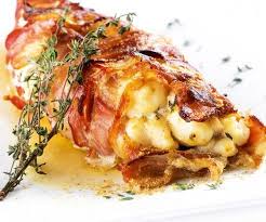 roti de lotte au lard beurre de thym on adore recette recettes de cuisine recette poisson recette
