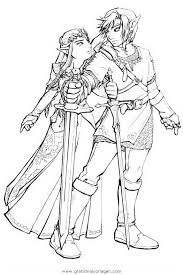 Zelda Link 6 Gratis Malvorlage In Comic Trickfilmfiguren Zelda Ausmalen