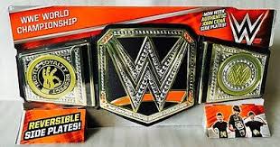 Bring home the excitement of wwe with the ultimate accolade, winning a wwe belt and becoming champion. Wwe Kids Toy Replica World Heavyweight Title With John Cena Side Plates 887961410990 Ebay