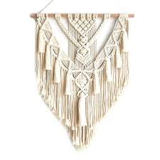 Der rahmen inklusive teppich wird dann mit dübeln an jeder ecke des rahmens an der wand sicher verschraubt. Makramee Wand Behang Wand Teppich Wand Dekoration Boho Chic Bohemian B8o4 Ebay