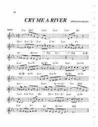 Jazz Standard Realbook Chart Cry Me A River In 2019