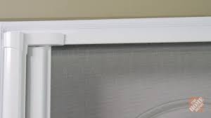 Andersen 36 In X 80 In Luminaire White Retractable Screen Door 90001 The Home Depot Retractable Screen Door Retractable Screen Screen Door