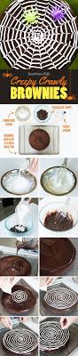Here S How To Use A Toothpick To Make Your Brownies Look Like A Spiderweb In 2020 Brownie Halloween Treats Easy Round Pans