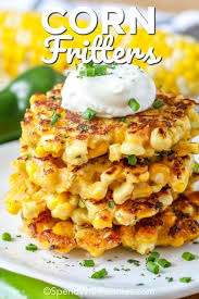 Cornbread is one of those things that is best eaten the. Easy Corn Fritters With Cheese Jalapenos Spend With Pennies
